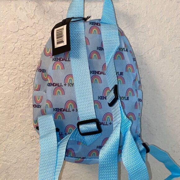 NWT Kendall & Kylie Mini Backpack Blue rainbow - Picture 5 of 6